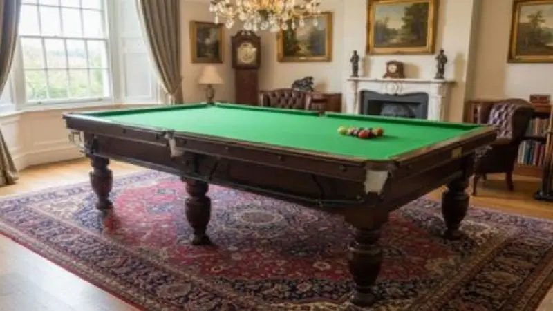 Are professional snooker tables made in standard sizes?